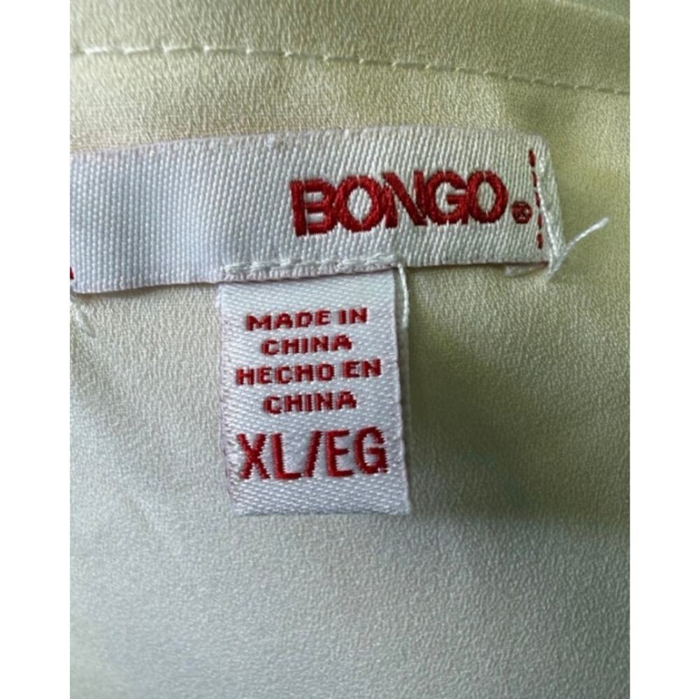 Bongo y2k cream and pink tank top womens xl - Picture 7 of 7